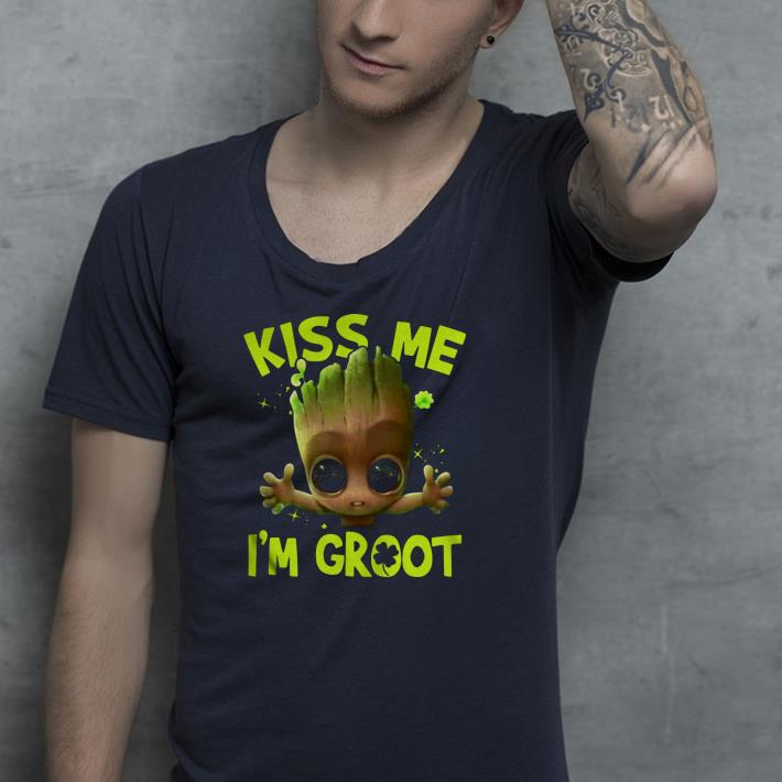 Nice Kiss Me I’m Baby Groot Shirt 2a57cdae nice kiss me i m baby groot shirt 4 - Nice Kiss Me I’m Baby Groot Shirt