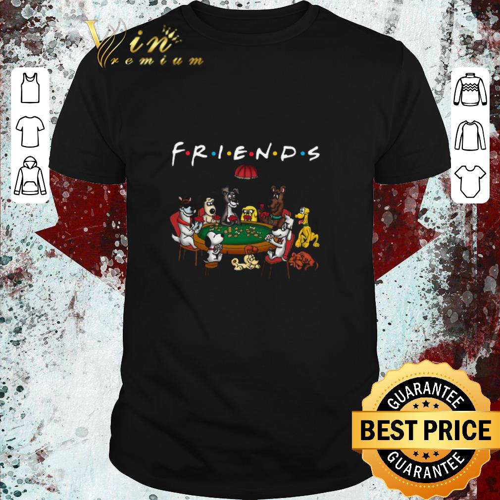 Awesome Disney Dogs Playing Poker Friends shirt