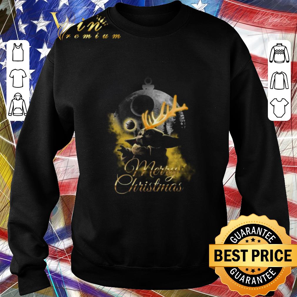 4e8fe21f official star war baby yoda reindeer christmas sweater shirt 4 - Official Star War Baby Yoda Reindeer Christmas Sweater shirt