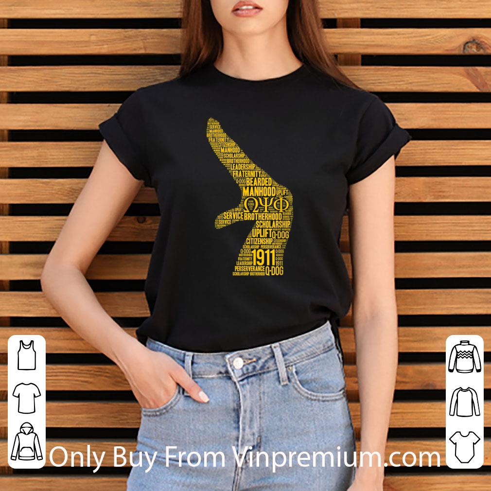 57984f84 original black fraternity omega 1911 hand sign words shirt 4 - Original Black Fraternity Omega 1911 Hand Sign Words shirt