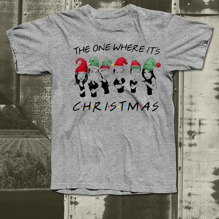 7e3e9962 nice the one where it s christmas shirt 4 - Nice The One Where It’s Christmas Shirt