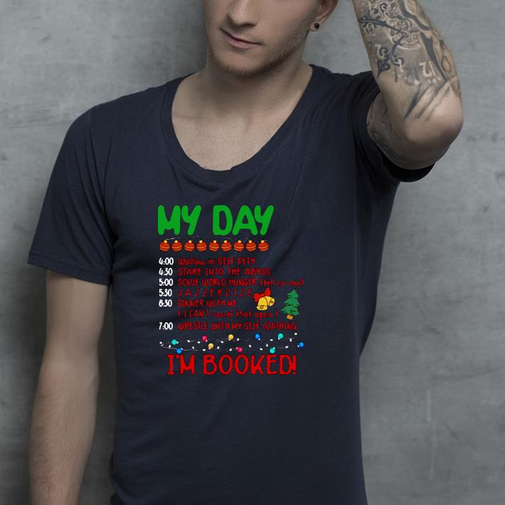 9050de48 nice my day i m booked christmas shirt 4 - Nice My Day I’m Booked Christmas Shirt