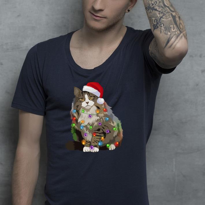 Nice Norwegian Forest Cat Christmas Lights Xmas Shirt 949537ba nice norwegian forest cat christmas lights xmas shirt 4 - Nice Norwegian Forest Cat Christmas Lights Xmas Shirt