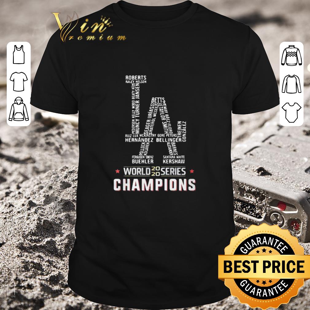Official Los Angeles Dodgers World Series 2020 Champions shirt