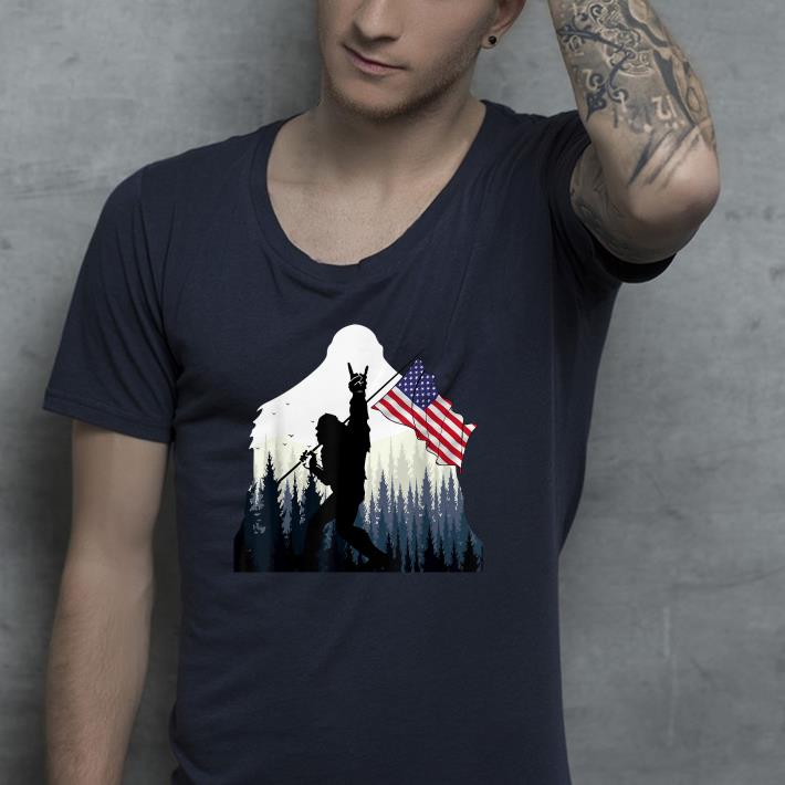 ae46bef1 premium bigfoot rock and roll usa flag shirt 4 - Premium Bigfoot Rock And Roll USA Flag Shirt