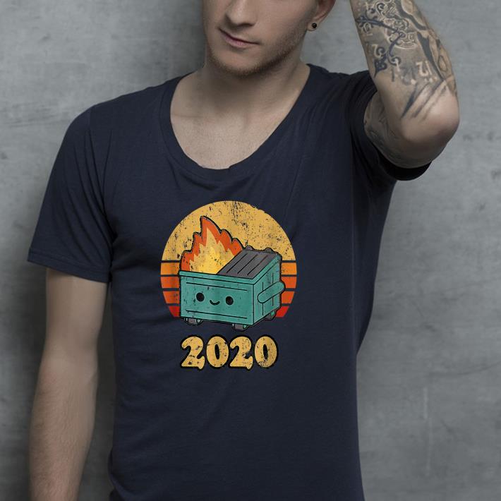 e9d93269 premium 2020 dumpster fire retro sunset shirt 4 - Premium 2020 Dumpster Fire Retro Sunset Shirt