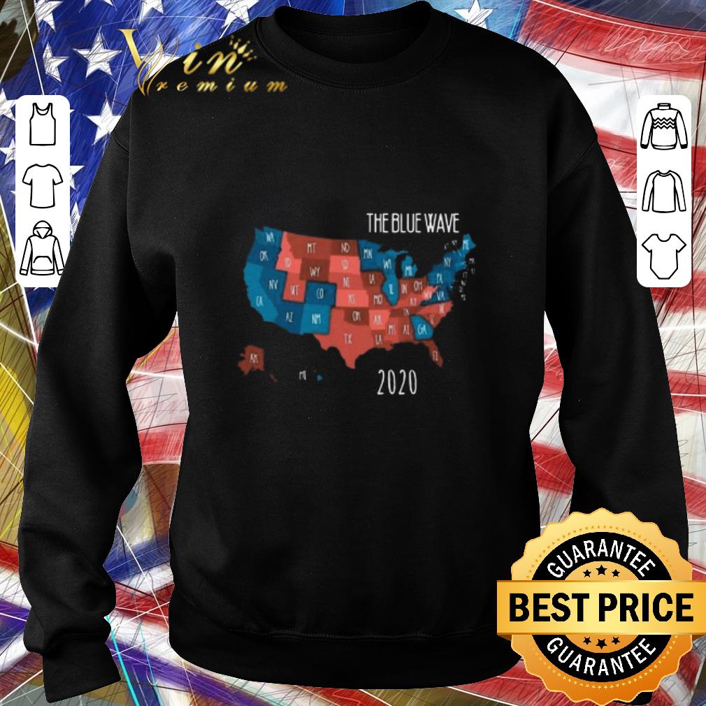 9a55d569 awesome presidential election map the blue wave 2020 shirt 4 - Awesome Presidential Election Map The Blue Wave 2020 shirt