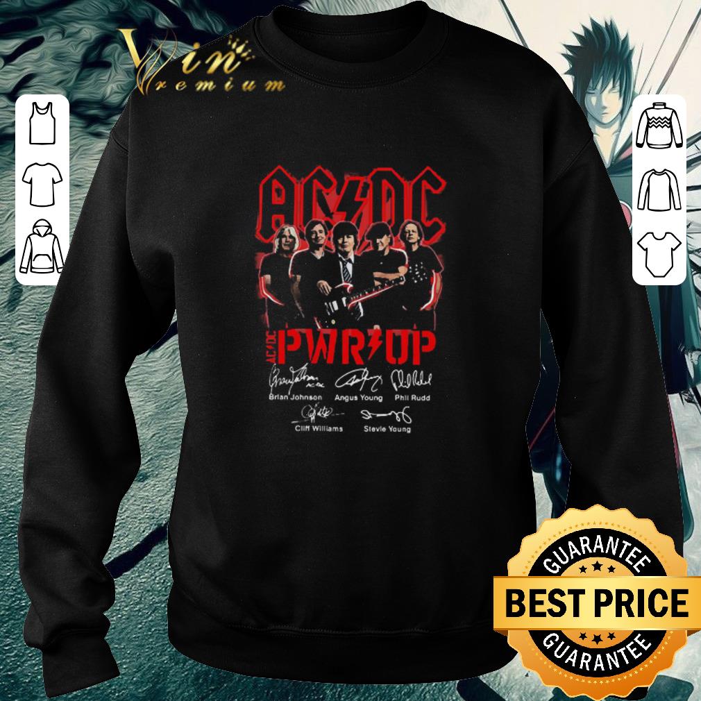Funny AC DC PWR Up Signatures shirt 9ae530a7 funny ac dc pwr up signatures shirt 4 - Funny AC DC PWR Up Signatures shirt