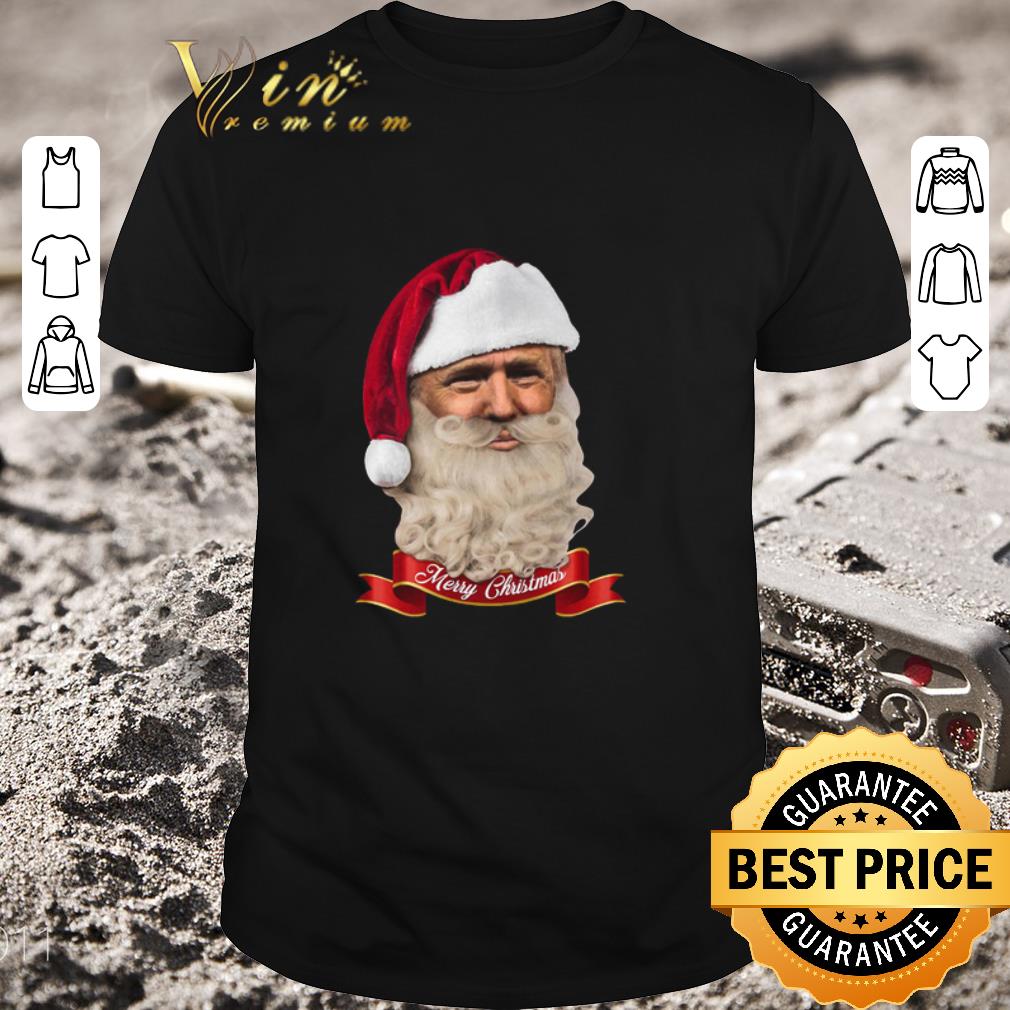 Awesome Donald Trump Santa Claus Merry Christmas shirt