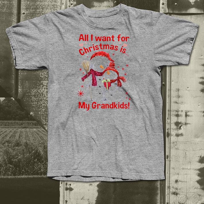 Nice Snowman All I Want For Christmas Is My Grandkids Shirt cca5795d nice snowman all i want for christmas is my grandkids shirt 4 - Nice Snowman All I Want For Christmas Is My Grandkids Shirt