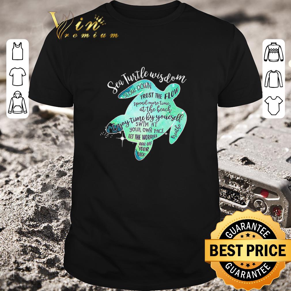 Funny Sea Turtle Wisdom shirt