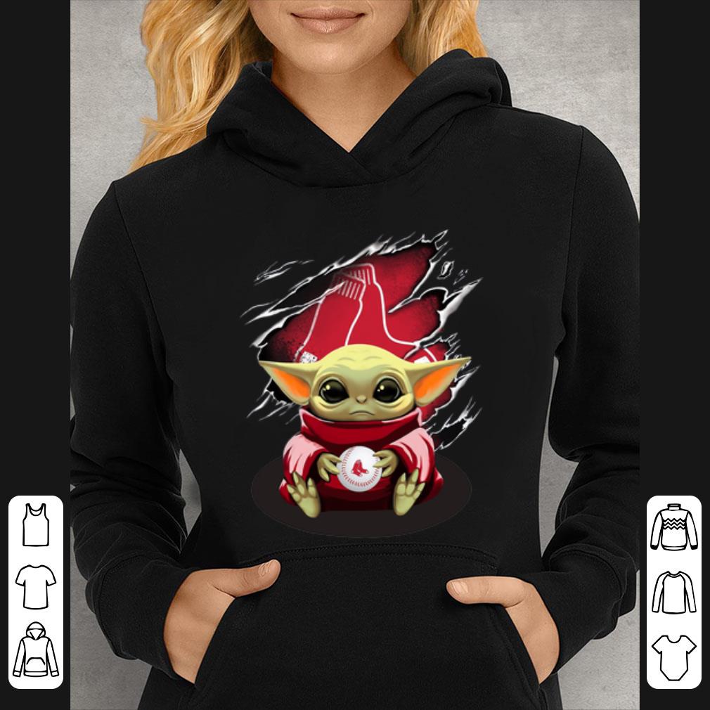 152eb825 pretty star wars baby yoda blood inside boston red sox shirt 4 - Pretty Star Wars Baby Yoda Blood Inside Boston Red Sox shirt