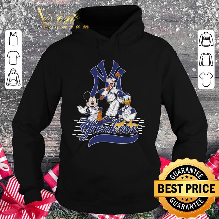 2af52cbb new york yankees mickey mouse goofy donald duck disney character shirt 4 - Awesome New York Yankees Mickey mouse Goofy Donald Duck Disney Character shirt