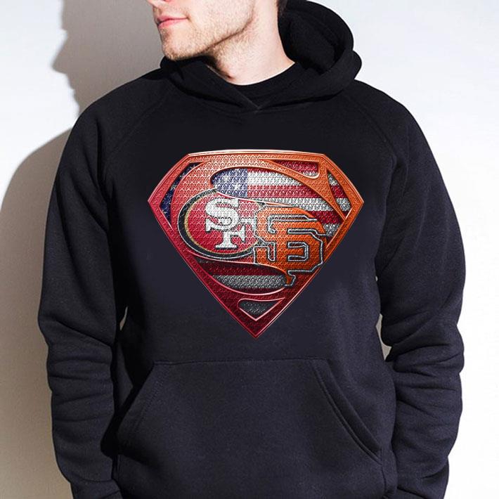 3c67356d premium logo superman san francisco 49ers san francisco giants shirt 4 - Premium Logo Superman San Francisco 49ers San Francisco Giants shirt