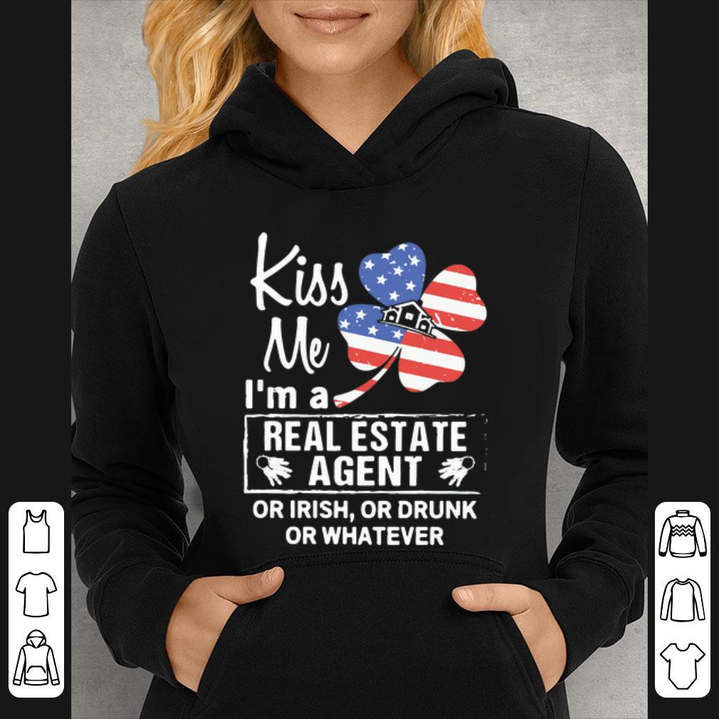 9a927cd1 awesome kiss me i m a real estate agent american flag shamrock shirt 4 - Awesome Kiss Me I’m A Real Estate Agent American Flag Shamrock shirt