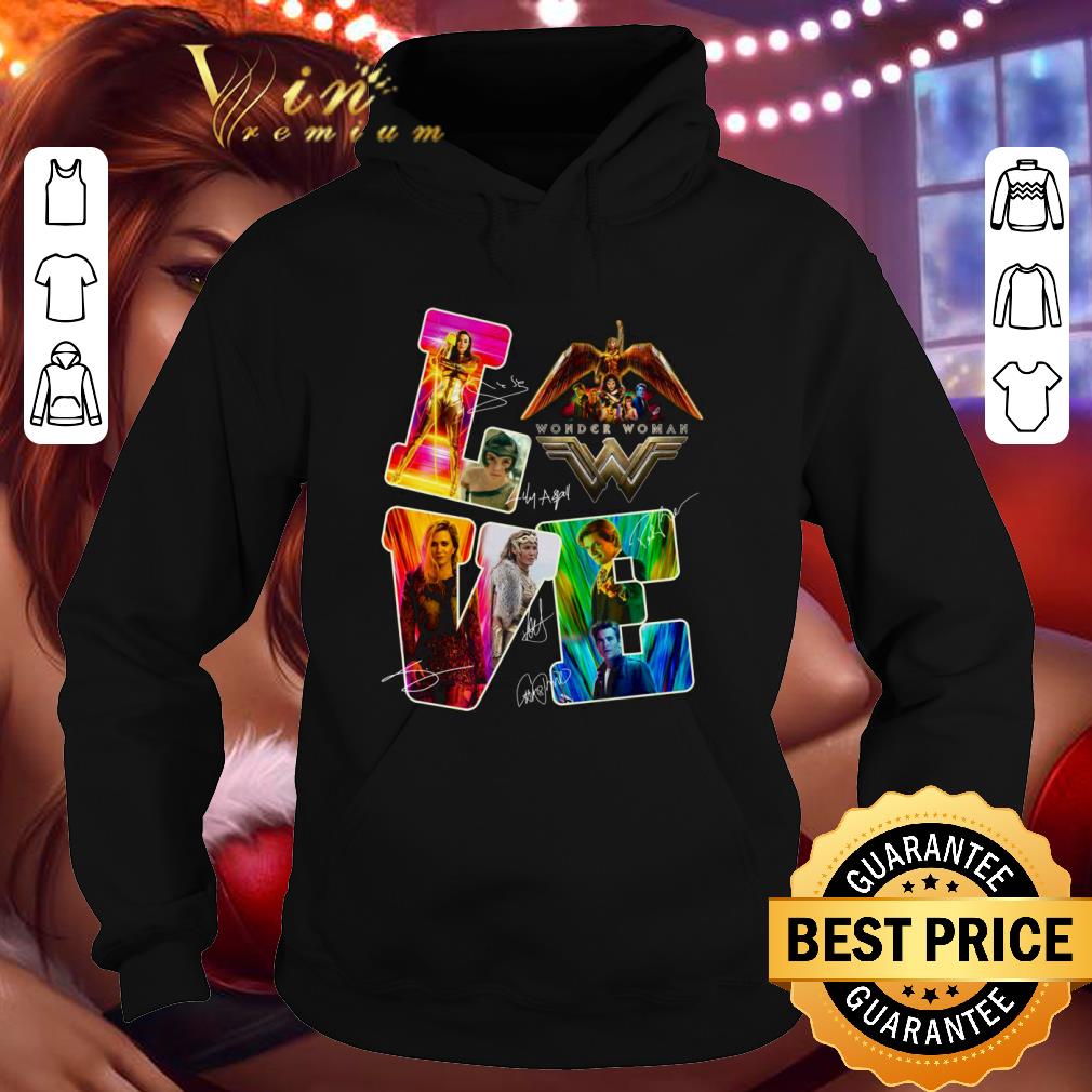 9cadd600 hot logo wonder woman 1984 signatures lover shirt 4 - Hot Logo Wonder Woman 1984 Signatures Lover shirt