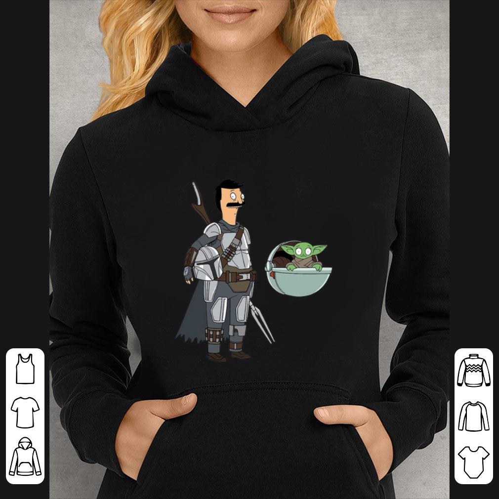 bdc11d36 premium the mandalorian and baby yoda bob s burgers shirt 4 - Premium The Mandalorian And Baby Yoda Bob’s Burgers shirt