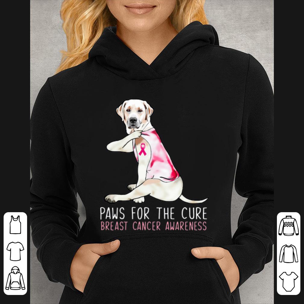 d6bb87b9 nice labrador paws for the cure breast cancer awareness pink ribbon shirt 4 - Nice Labrador Paws For The Cure Breast Cancer Awareness Pink Ribbon shirt