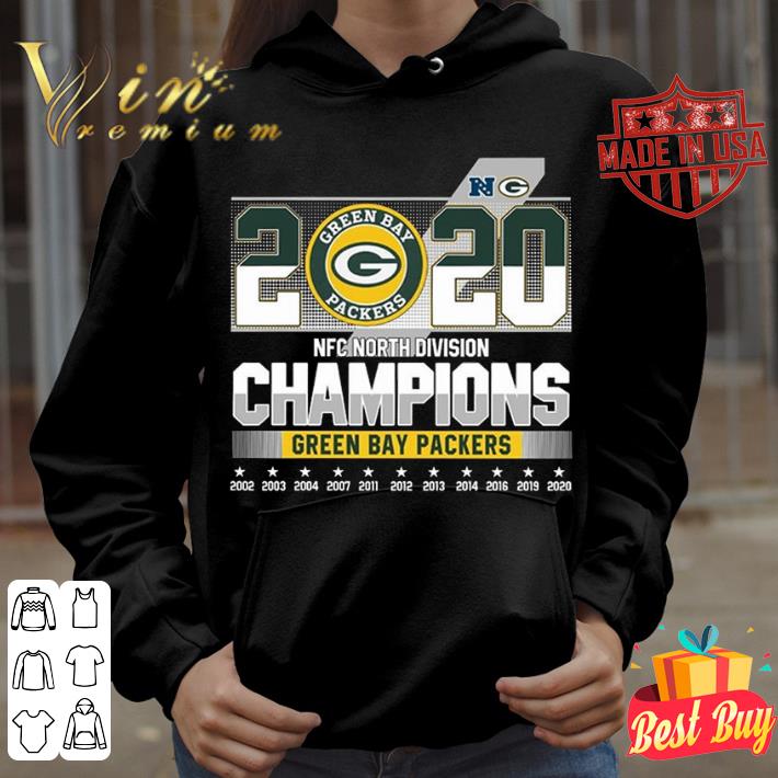 f0bbe66a hot nfl 2002 2020 green bay packers nfc north division champions shirt 4 - Hot NFL 2002 2020 Green Bay Packers NFC North Division Champions shirt