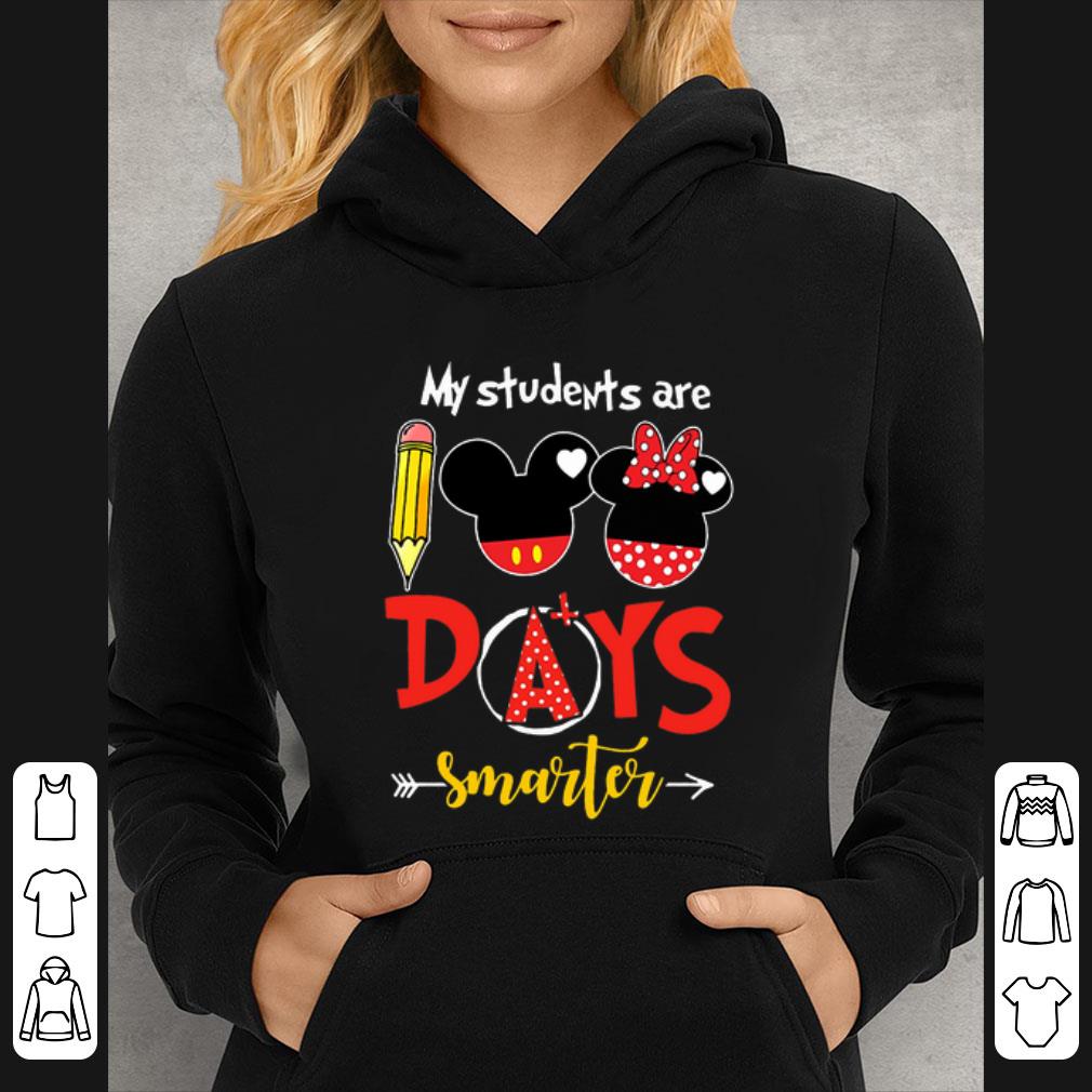 Top Mickey and Minnie mouse My students are 100 days smarter shirt f1ccb1ac top mickey and minnie mouse my students are 100 days smarter shirt 4 - Top Mickey and Minnie mouse My students are 100 days smarter shirt