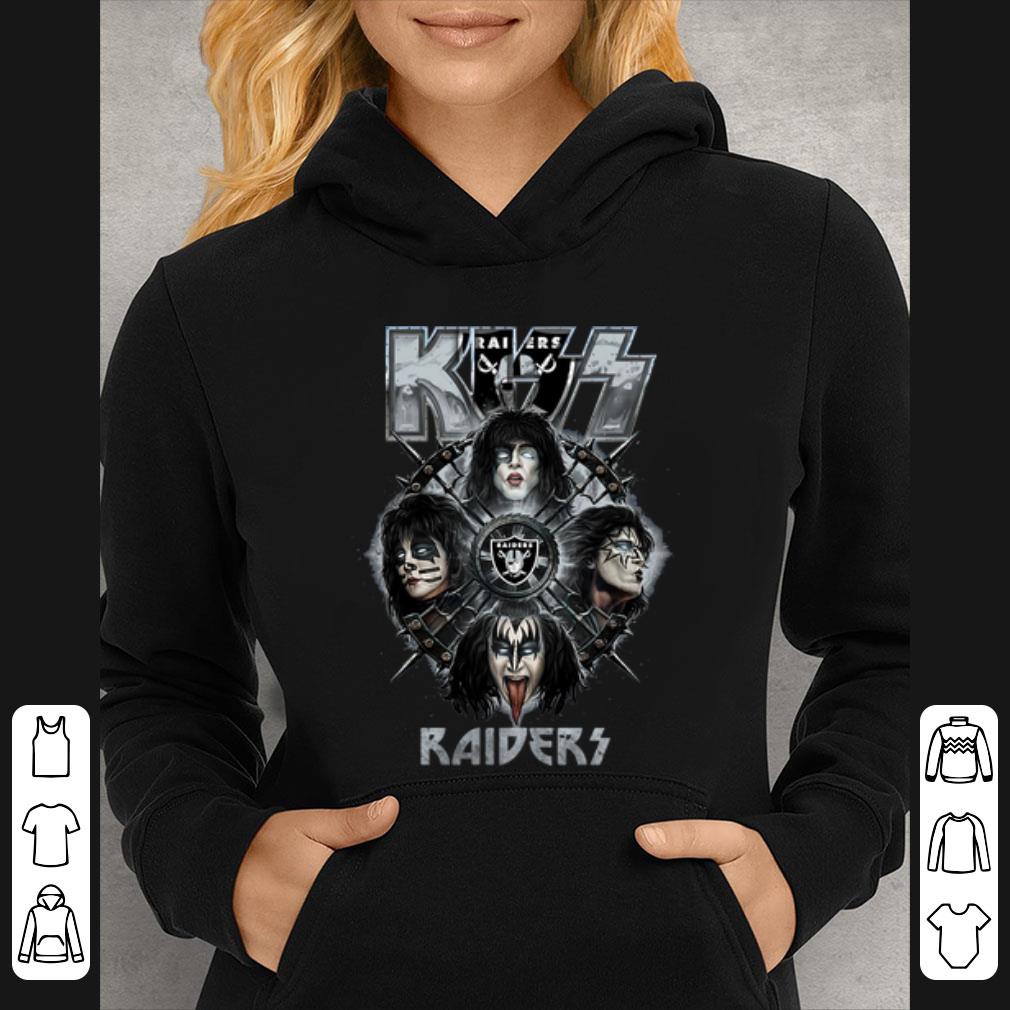 1154de62 hot kiss band raiders oakland raiders shirt 4 - Hot KISS Band Raiders Oakland Raiders shirt