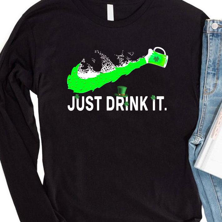 Hot Just Drink It St Patrick Day Funny Beer Shamrock Hat shirt 3addaf1a just drink it st patrick day funny beer shamrock hat shirt 4 - Hot Just Drink It St Patrick Day Funny Beer Shamrock Hat shirt
