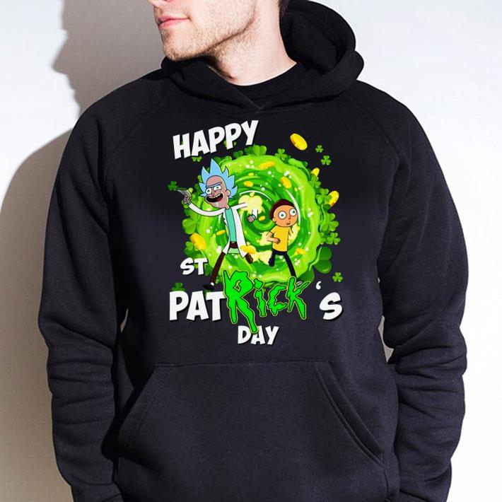 4b92c600 rick and morty crossover happy patrick s day shirt 4 - Funny Rick And Morty Crossover Happy PatRick's Day Shirt
