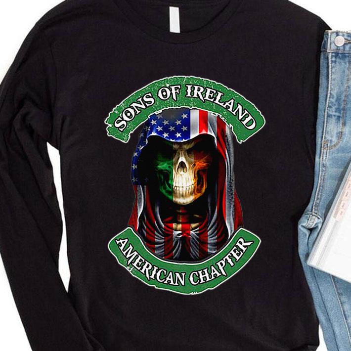 Premium Skull Sons Of Ireland American Flag Chapter St. Patrick's day shirt d1e92c8a skull sons of ireland american flag chapter st patrick s day shirt 4 - Premium Skull Sons Of Ireland American Flag Chapter St. Patrick's day shirt