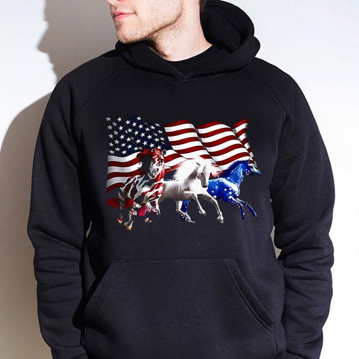 Hot Three Horse American flag shirt 42d6aa77 three horse american flag shirt 4 - Hot Three Horse American flag shirt