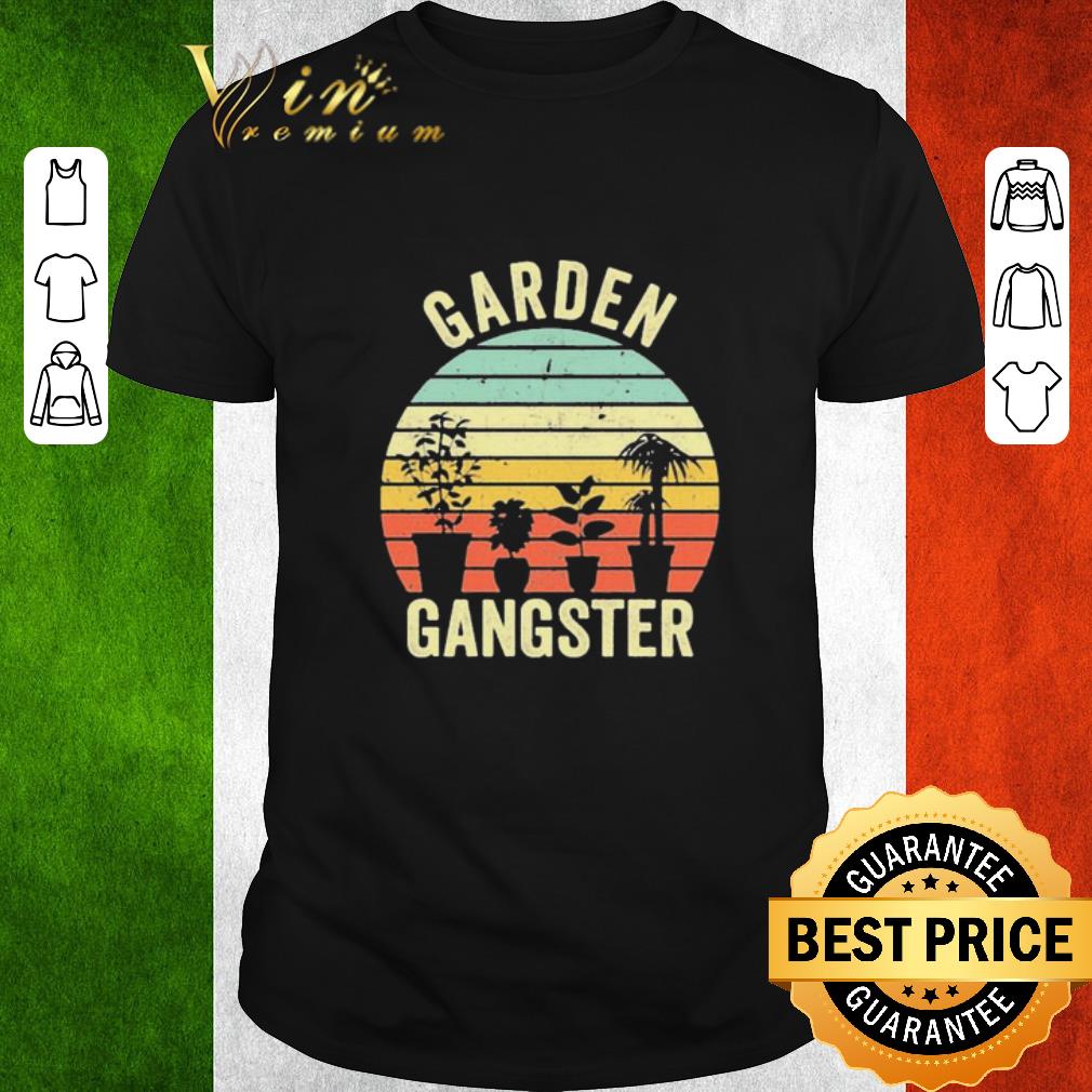 Top Tree garden gangster vintage shirt