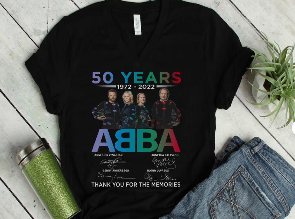 The Best 50 Years 1972 2022 Abba Thank You For The Memories Shirt, Abba Pop Group Signature Shirt The Best 50 Years 1972 2022 Abba Thank You For The Memories Shirt Abba Pop Group Signature Shirt 1 - The Best 50 Years 1972 2022 Abba Thank You For The Memories Shirt, Abba Pop Group Signature Shirt