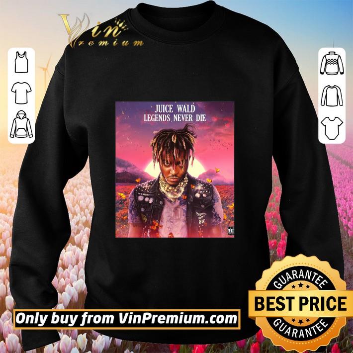 Hoodies compatible with Fan juice wrld for men women legends never die shirt long sleeve