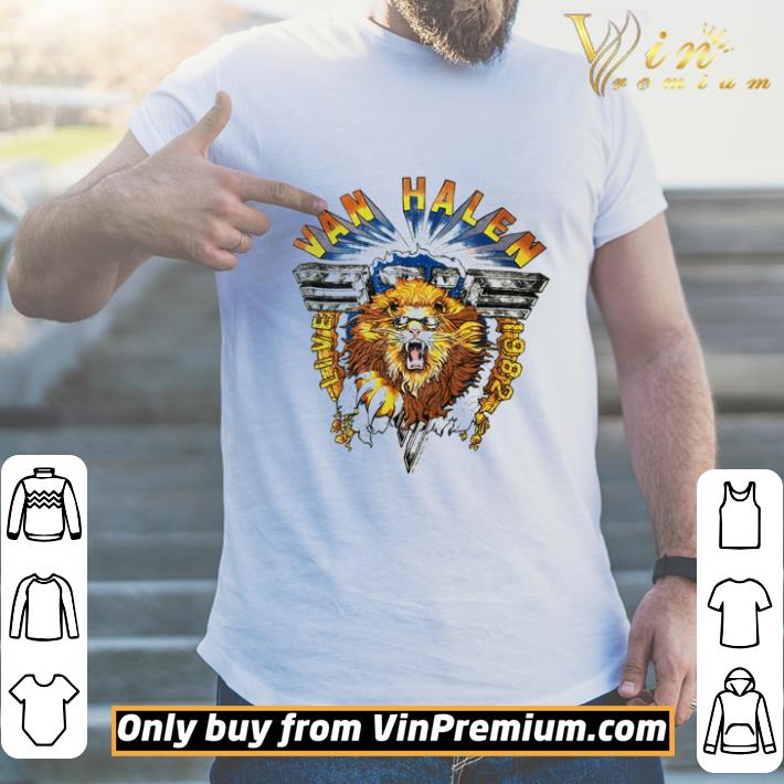 van halen 1982 tour shirt