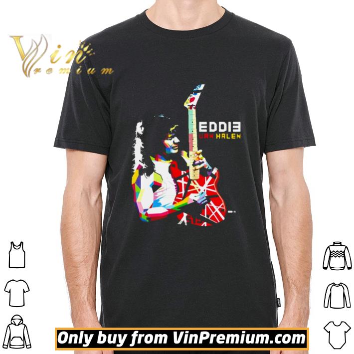 Eddie Van Halen playing guitar shirt hoodie, sweatshirt, longsleeve tee