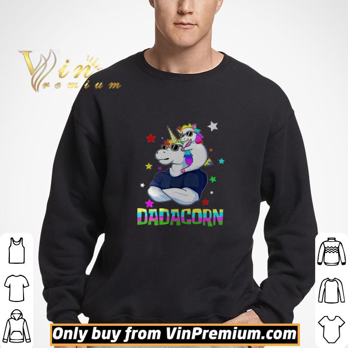LGBT Unicorn dad Dadacorn shirt