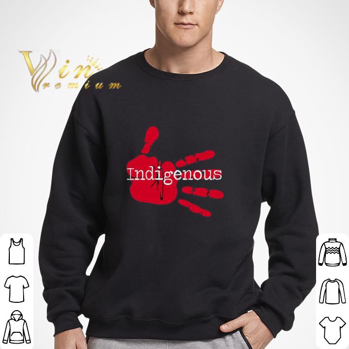 Red Hand Indigenous shirt