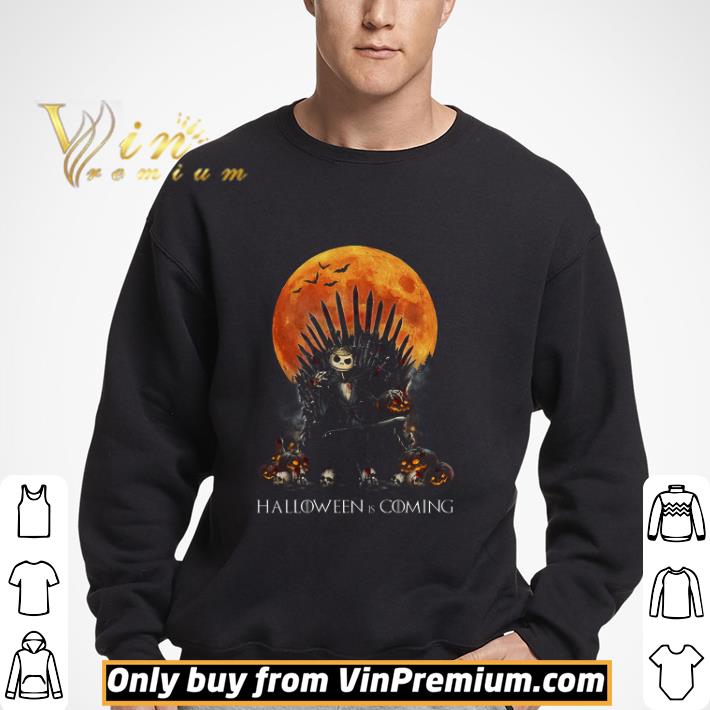 Jack Skellington Of Nightmare Halloween Is Coming shirt