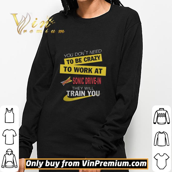 sonic drive in long sleeve shirt