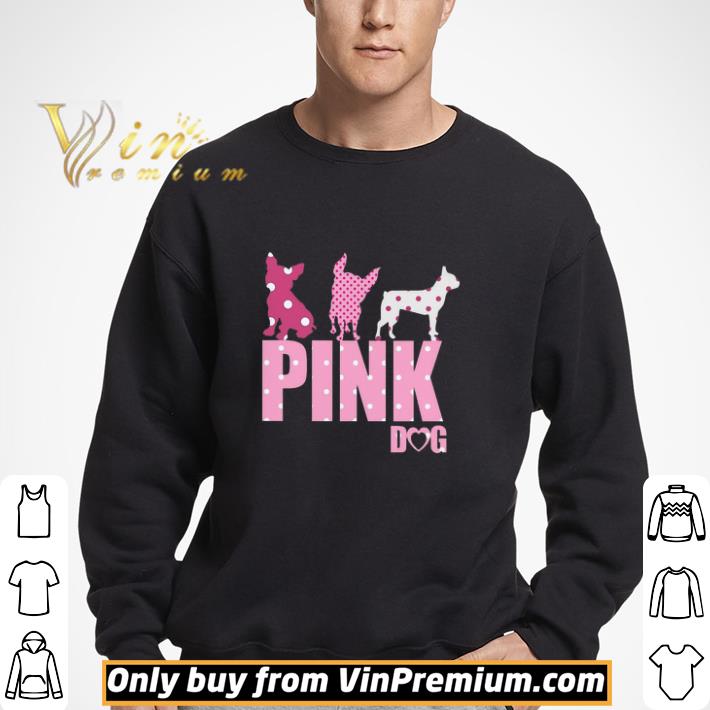 Boston Terrier Pink Dog shirt