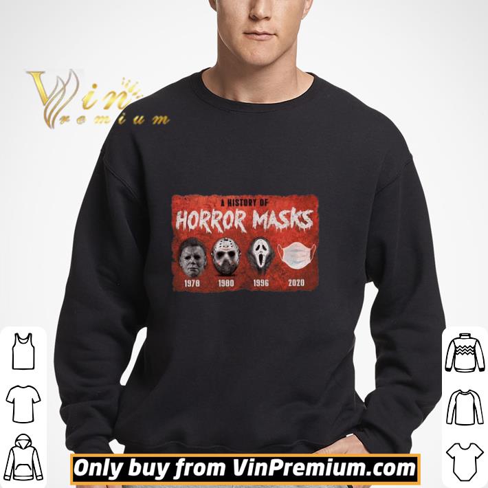 A History Of Horror Masks shirt