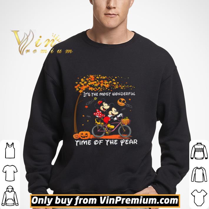 Halloween Mickey And Nana Mouse It's The Most Wonderful Time Of The Year shirt