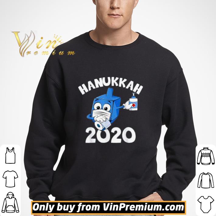 Happy Hanukkah 2020 Dreidel Dabbing Face Mask & Toilet Paper shirt