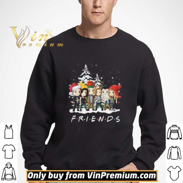 Friends Supernatural Characters Cartoon Christmas shirt