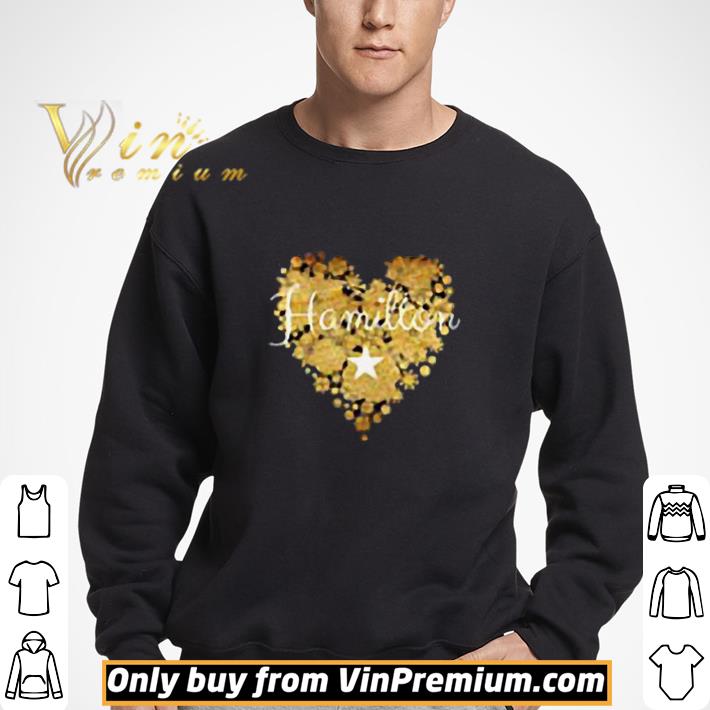 I Love Hamilton Heart shirt