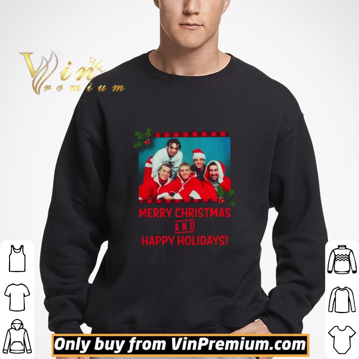 NSYNC Merry Christmas And Happy Holidays shirt