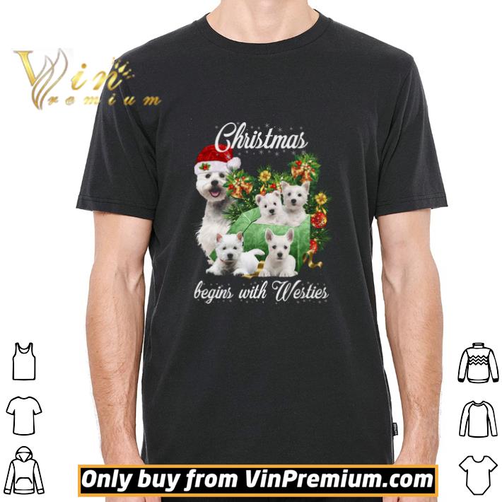 Christmas Begins With Westies shirt Christmas Begins With Westies shirt 2