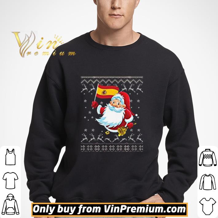 Merry Christmas Santa Spain Flag Spanish shirt