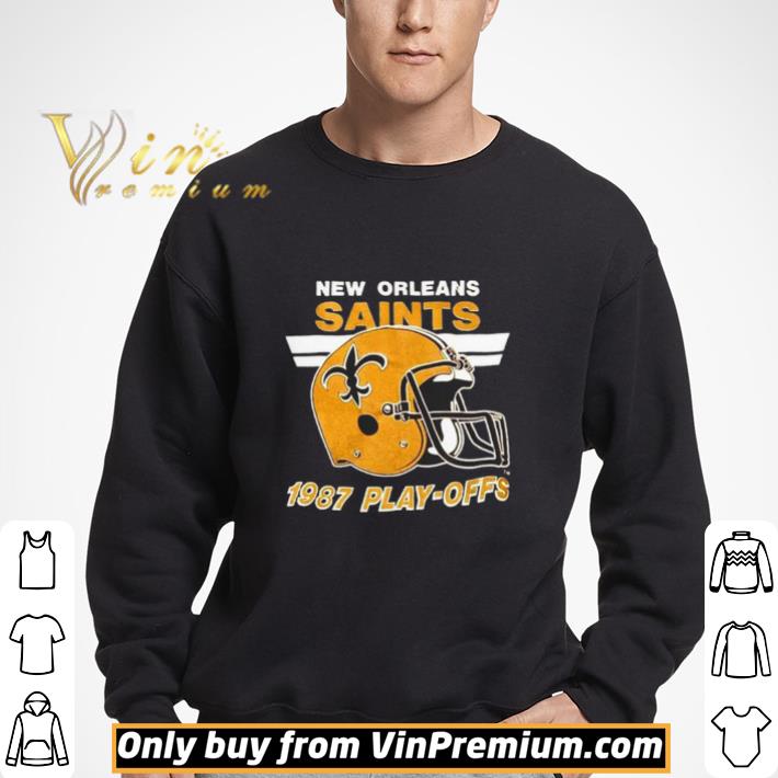 1987 new orleans saints playoffs vintage shirt