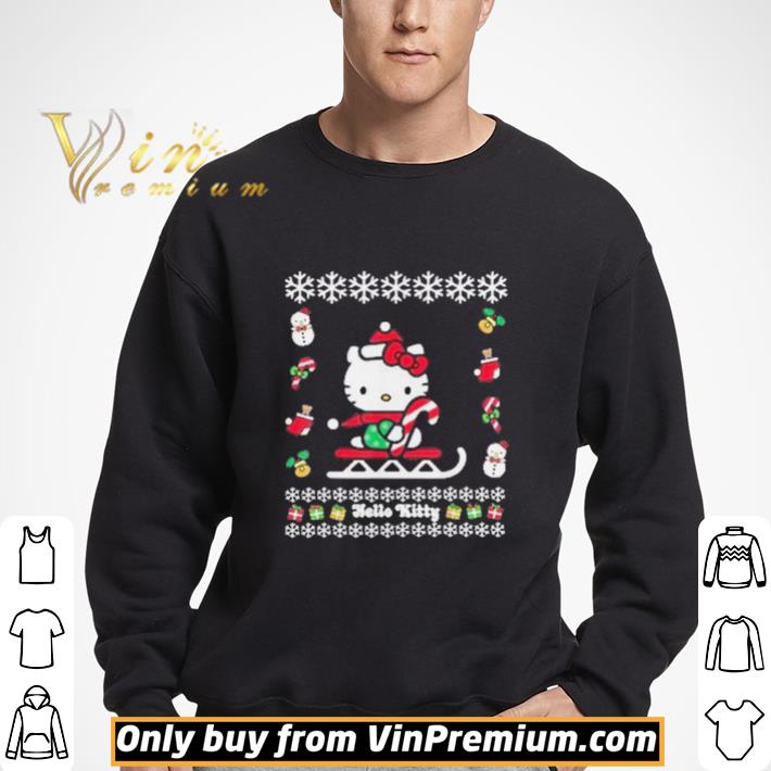 Hello kitty ugly christmas shirt