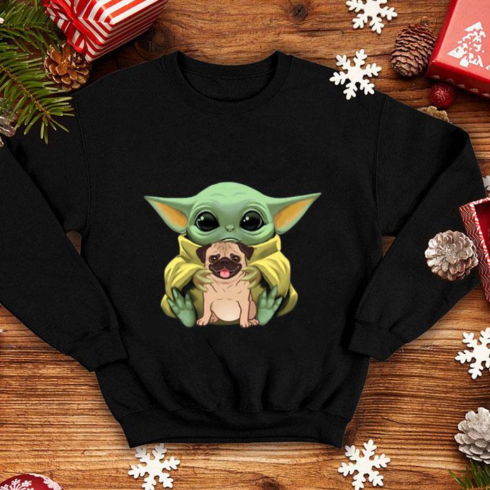 Baby Yoda Hug Pug Dog shirt 3 Baby Yoda Hug Pug Dog shirt